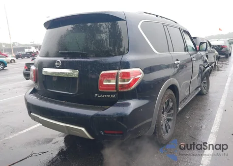 2017 Nissan Armada Platinum z USA, uszkodzony, nr VIN JN8AY2NC9H9512752